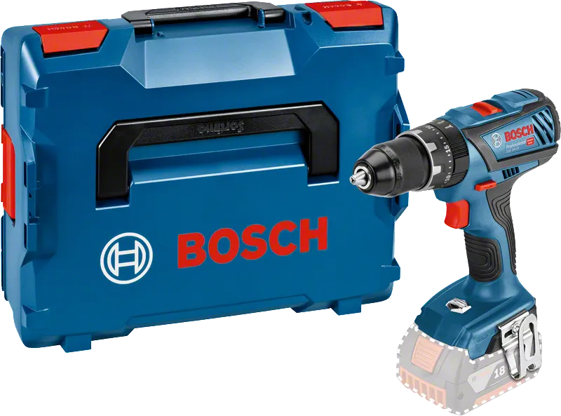 Perceuse sans fil Bosch GSB 18V-28 avec mallette de transport.
