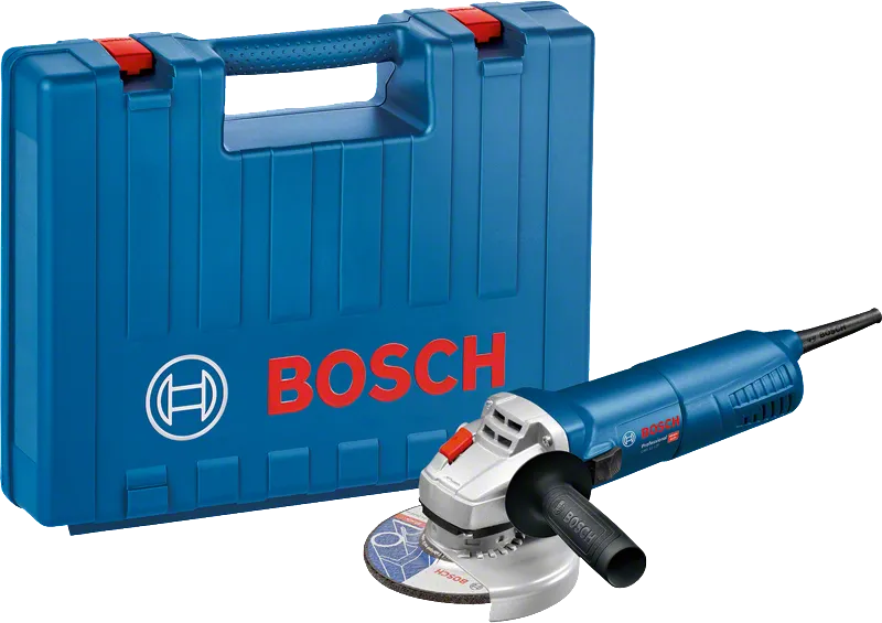 Meuleuse d'angle Bosch GWS 11-125 avec mallette de transport.