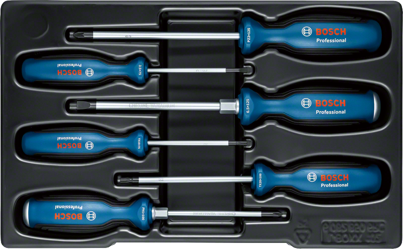 Bosch Professional set de 6 tournevis Torx (Torx, acier S2