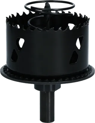 Scie cloche Bosch avec adaptateur à changement rapide.