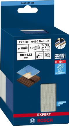 Bloc de ponçage Bosch EXPERT Density Block 80x133 mm (jeu de blocs de ponçage).