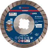 Disque à tronçonner diamanté Bosch EXPERT MultiMaterial X-LOCK.