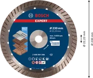 Disque à tronçonner diamanté Bosch EXPERT MultiMaterial 230 mm.