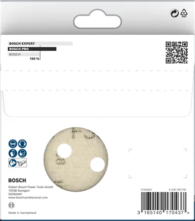 Disque abrasif Bosch PRO F355 115 mm G120 5 pièces.