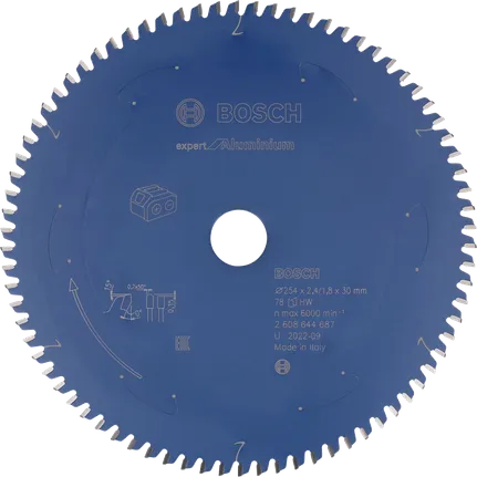 Lame de scie Bosch Expert Aluminium 254×30 mm.
