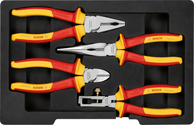 Jeu de pinces VDE Professional, 4 pièces