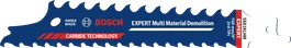 Lame de démolition multi-matériaux Bosch EXPERT S681KLHM.
