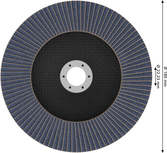 Disque à lamelles Bosch PRO X571 G40 180 mm pour le meulage.