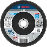 Disque à lamelles Bosch PRO X571 180 mm G80 pour le meulage des métaux.