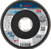 Disque à lamelles Bosch PRO X571 incliné 115 mm G80 X-Lock.