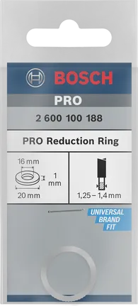 Bague de réduction Bosch PRO 20×1×16 mm.