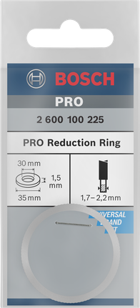 Bague de réduction Bosch PRO 35×1,5×30 mm.
