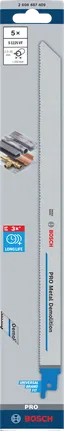Kit de lames bimétalliques Bosch PRO Metal Demolition S1225VF.