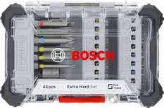 Jeu d'embouts de tournevis extra durs Bosch 43 pièces.