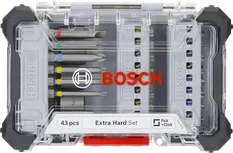Jeu d'embouts de tournevis extra durs Bosch 43 pièces.
