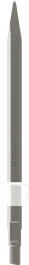 Burin pointu Bosch PRO HEX 19-4C avec tige hexagonale de 400 mm.