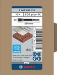 Coffret de burins plats Bosch SDS plus-4C 20 × 250 mm.