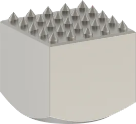 Tête de douille en carbure Bosch PRO SDS max-5C, 50 x 50 mm.