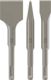Coffret de burins Bosch PRO SDS plus-4C 3 pièces pour démolition.