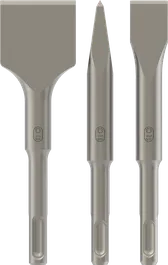 Coffret de burins Bosch PRO SDS plus-4C 3 pièces pour démolition.