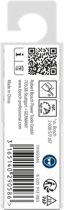 Foret hélicoïdal Bosch PRO Metal HSS-G, paquet de 3,5 mm.