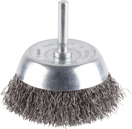 Brosse à godet Bosch PRO Metal Clean à tige droite.