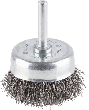 Brosse à godet Bosch PRO Metal Clean, tige droite de 50 mm.