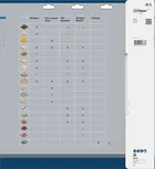 Tableau de compatibilité des lames de scie circulaire Bosch PRO en acier.
