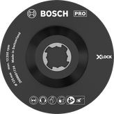 Plateau de support Bosch PRO 125 mm SCM pour meuleuses X-LOCK.