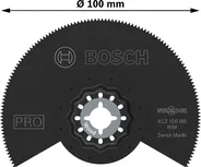 Lame à bois multifonction Bosch PRO ACZ 100 BB, 100 mm.
