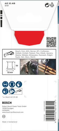 Lame multifonction Bosch PRO AIZ 32 AIB 32 × 50 mm.