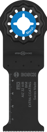 Lame multi-outil Bosch PRO AIZ 32 AIB pour la coupe du métal.