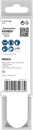 Lame plongeante Bosch PRO AIZ 32 AIB 32 × 50 mm 10 pièces.