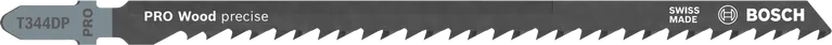 Lame de scie sauteuse Bosch PRO Wood Precision T344DP, 152 mm.
