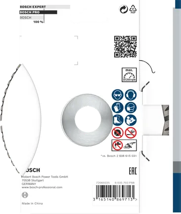 Disque diamanté multi-matériaux Bosch PRO 150 x 22,23 mm.