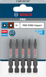 Embouts à chocs Bosch PRO P2R2 55 mm 5 pièces.