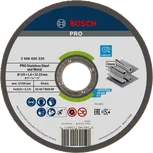 Disque à tronçonner Bosch PRO pour acier inoxydable et métaux 125 mm.