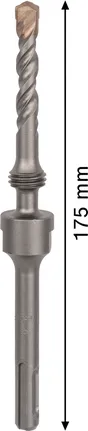 Adaptateur Bosch PRO SDS plus 175 mm M16, accessoire de perçage.