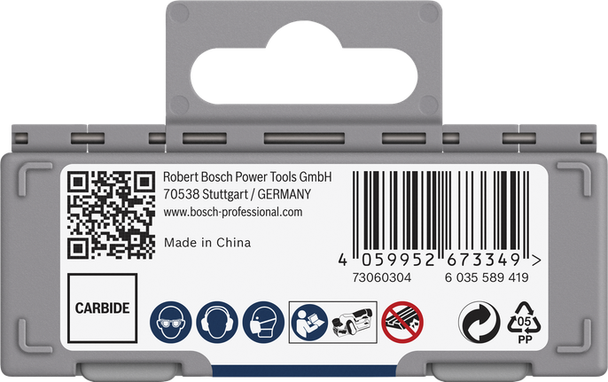 Lame de rabot Bosch PRO 56 x 5,5 x 1,1 mm.