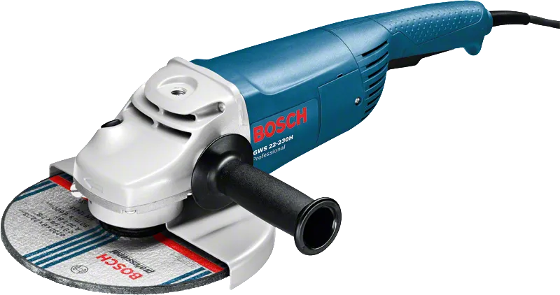 Meuleuse d'angle Bosch GWS 22-230 H avec disque de 230 mm.