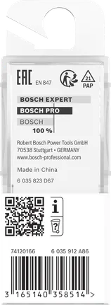 Fraise droite Bosch PRO 20×24,6 mm tige 8 mm.