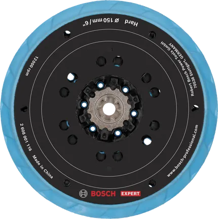 Plateau de ponçage multi-trous Bosch EXPERT dur 150 mm.