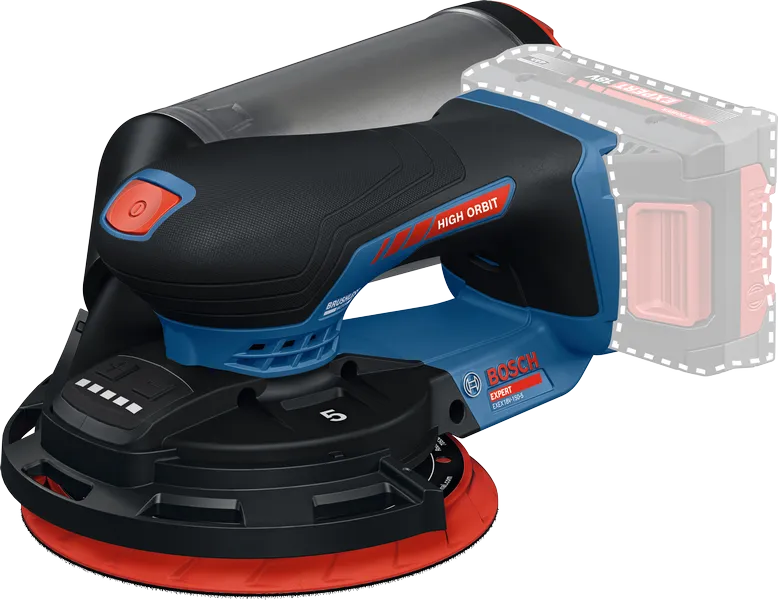 Ponceuse orbitale aléatoire sans fil Bosch EXEX18V-150-5.