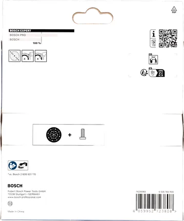 Plateau de ponçage multi-trous Bosch EXPERT souple 150 mm.