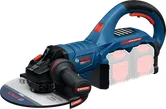 Meuleuse d'angle sans fil Bosch EXWS18V2-230P avec poignée latérale.