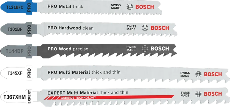 Kit tout-en-un Bosch PRO pour bois et métal, 15 lames de scie.
