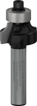 Fraise à défoncer Bosch PRO à arrondir sur tige R4 8 mm.