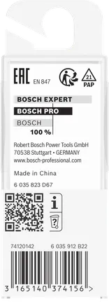 Fraise droite Bosch PRO 9,5 × 19,6 mm.