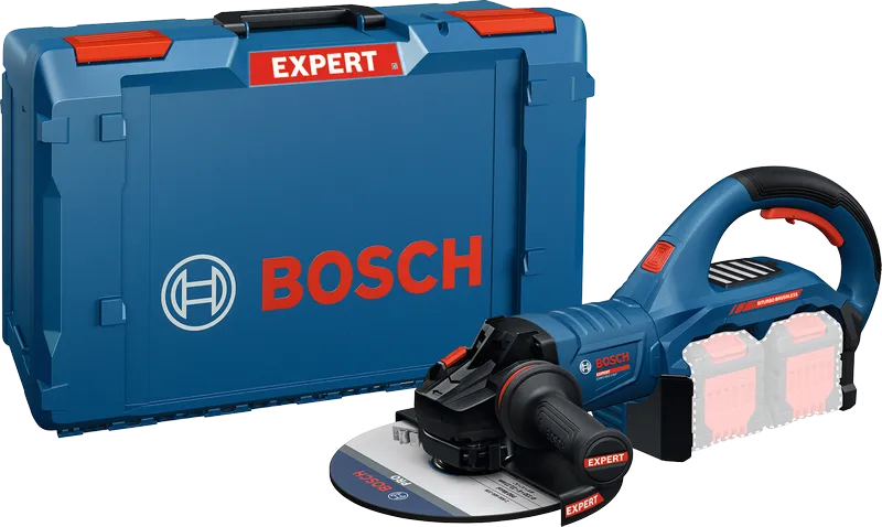Meuleuse d'angle sans fil Bosch EXWS 18V-230P avec coffret.