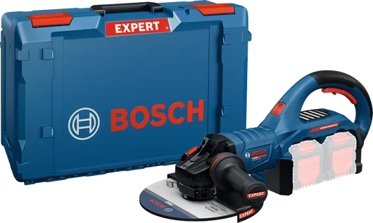 Meuleuse d'angle sans fil Bosch EXWS 18V-230P avec coffret.